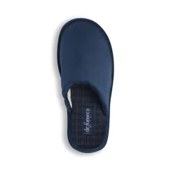 Hot Pantofole da Uomo in Tessuto Blu con suola flessibile Uomo Ciabatte & Pantofole