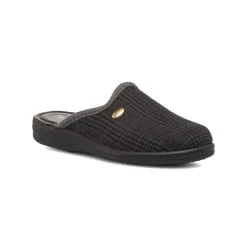 Discount Pantofole grigie da Uomo a quadri Uomo Ciabatte & Pantofole