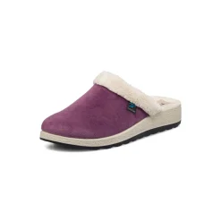 Clearance Pantofole lilla da donna con colletto imbottito Donna Ciabatte Donna
