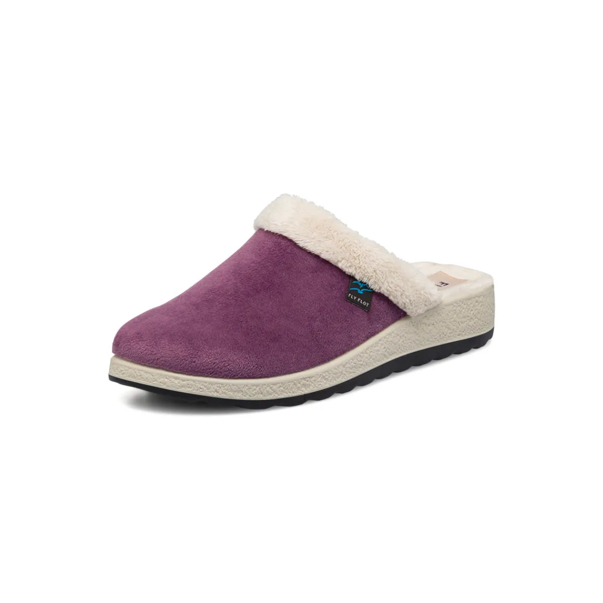 Clearance Pantofole lilla da donna con colletto imbottito Donna Ciabatte Donna