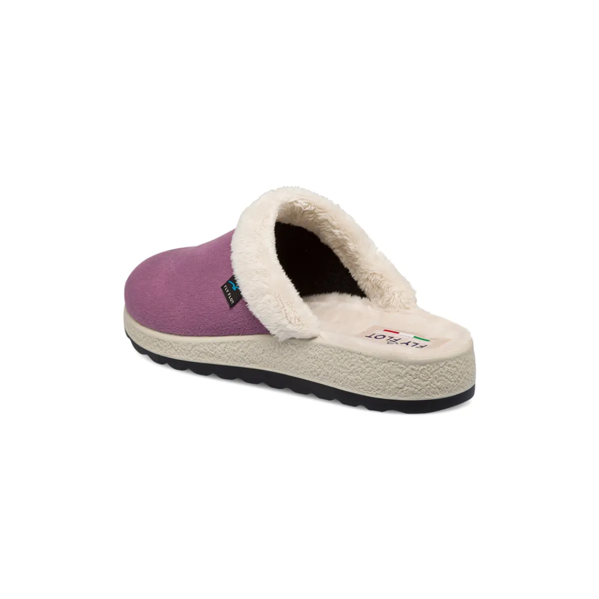 Clearance Pantofole lilla da donna con colletto imbottito Donna Ciabatte Donna