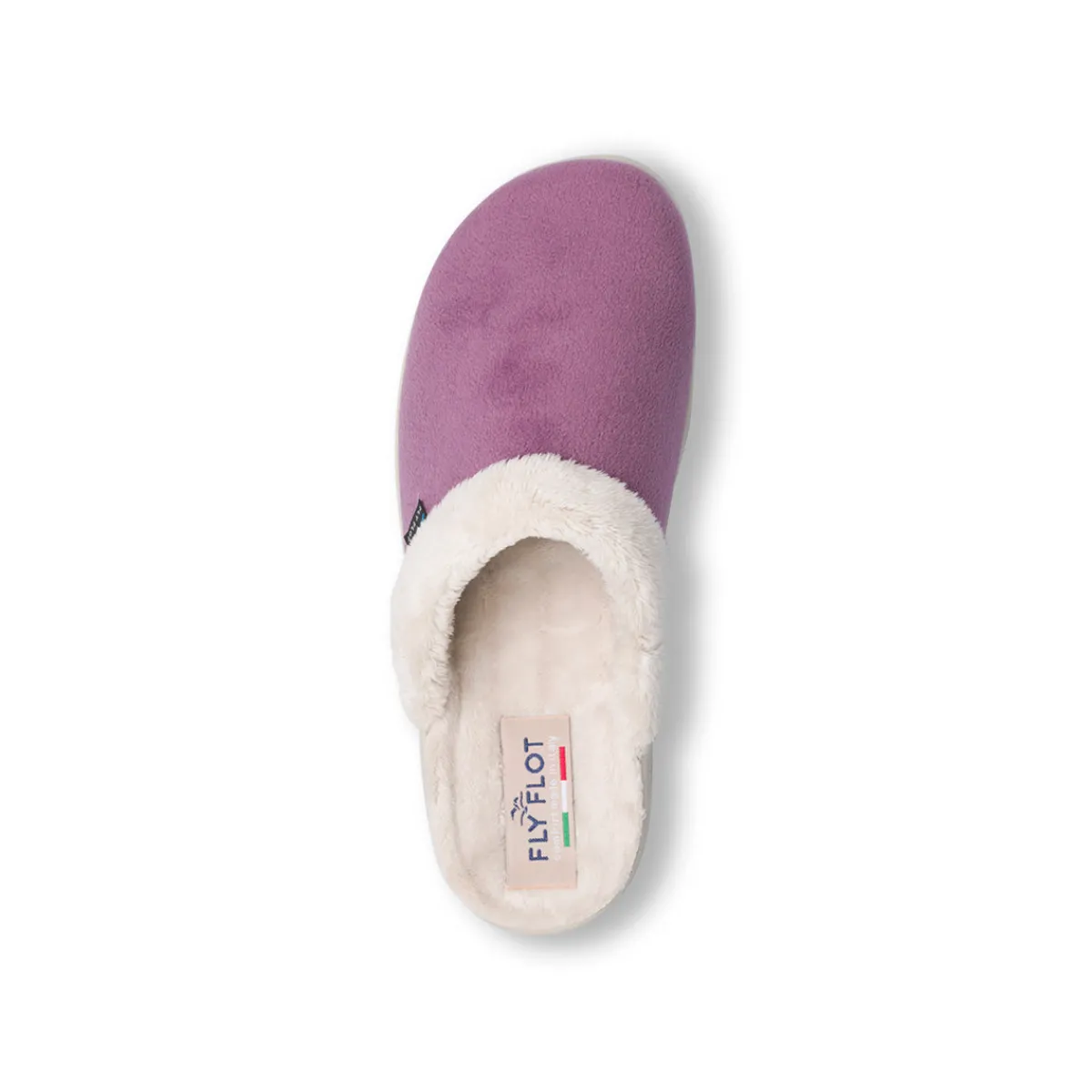 Clearance Pantofole lilla da donna con colletto imbottito Donna Ciabatte Donna