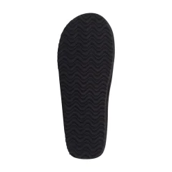 Hot Pantofole nere da Donna con interno in morbida pelliccia Donna Ciabatte Donna