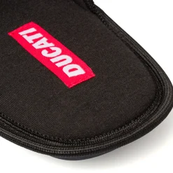 New Pantofole nere da uomo con dettagli rossi Uomo Ciabatte & Pantofole