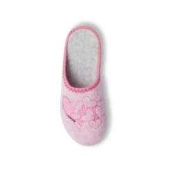 New Pantofole rosa da Donna in tessuto con dettagli glitter Donna Ciabatte Donna