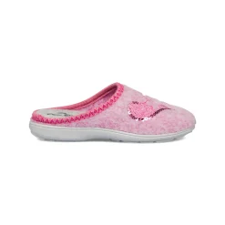 New Pantofole rosa da Donna in tessuto con dettagli glitter Donna Ciabatte Donna