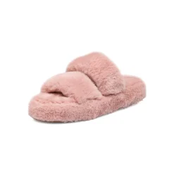 Clearance Pantofole rosa da donna in pelliccia sintetica Donna Ciabatte Donna