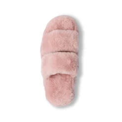 Clearance Pantofole rosa da donna in pelliccia sintetica Donna Ciabatte Donna