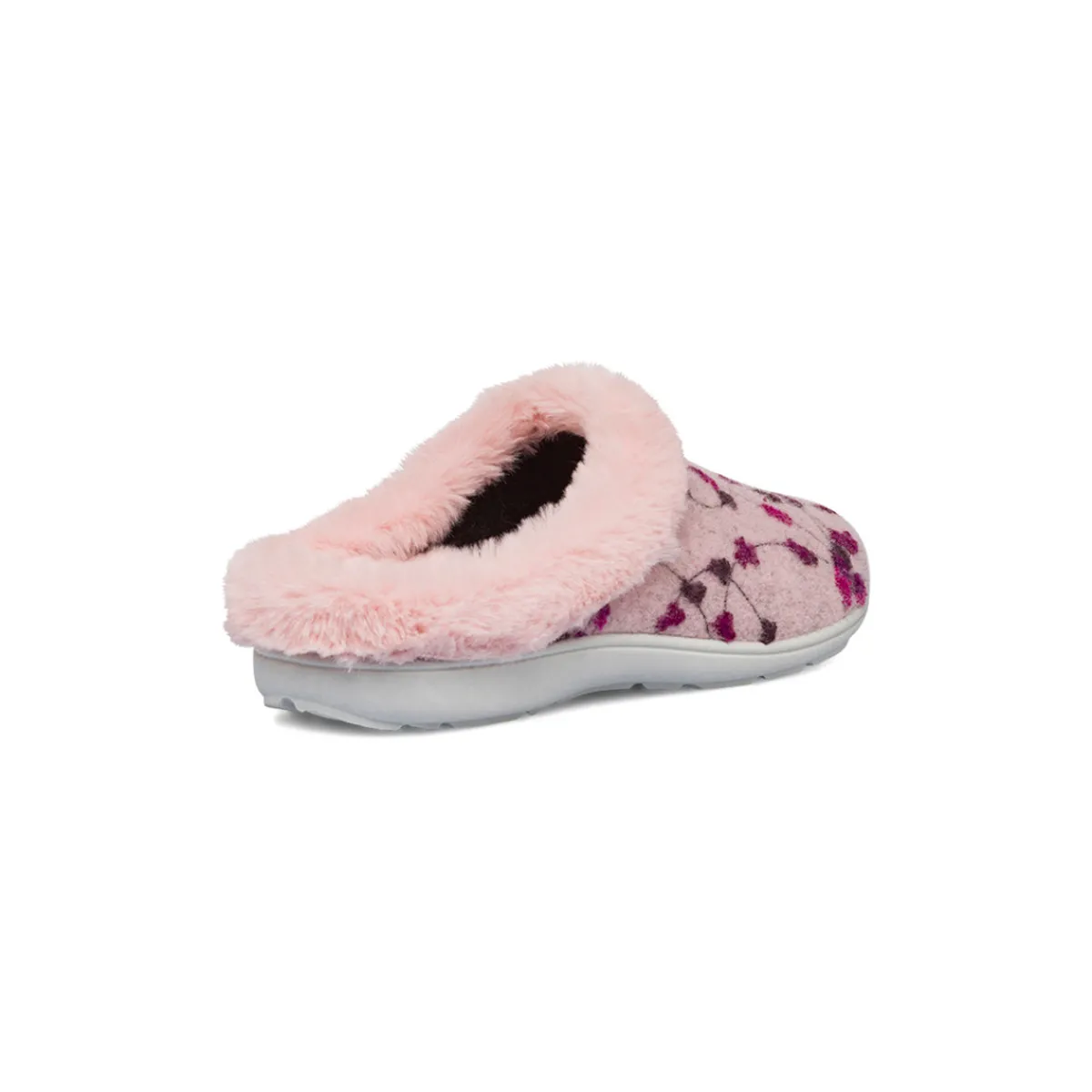 New Pantofole rosa da Donna in tessuto con pelo sintetico Donna Ciabatte Donna