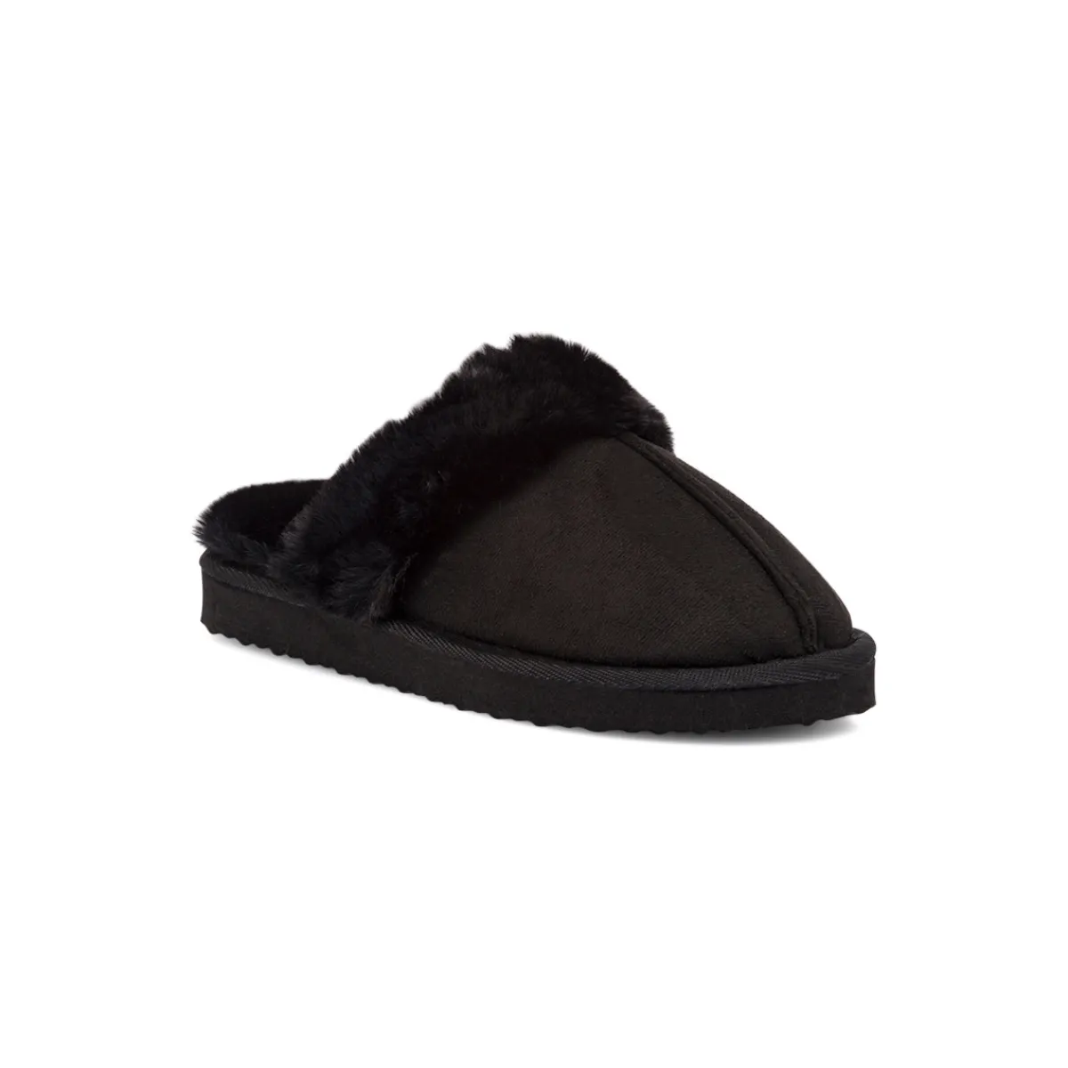 Clearance Pantofole sabot imbottite nere da donna Donna Ciabatte Donna|Stivaletti Cozy Boots Donna