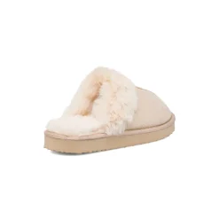 Clearance Pantofole sabot imbottite beige da donna Donna Ciabatte Donna|Stivaletti Cozy Boots Donna