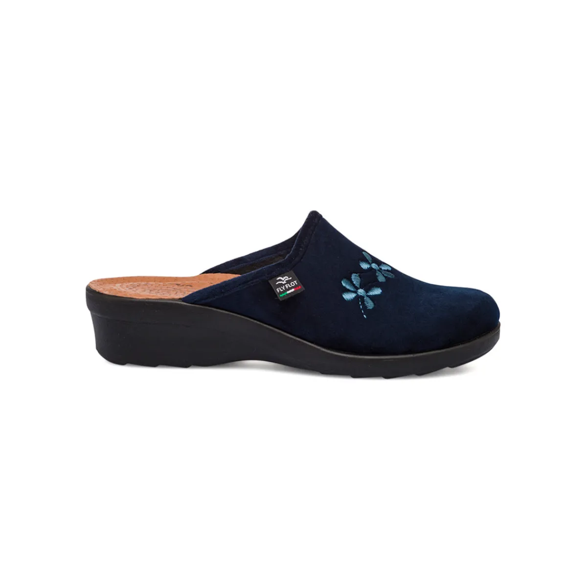 Online Pantofole sanitarie blu da Donna con fiori Donna Ciabatte Sanitarie|Ciabatte Donna