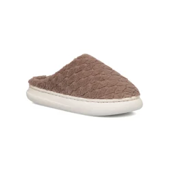 Online Pantofole taupe da donna in pelliccia sintetica Donna Ciabatte Donna