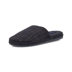 Clearance Pantofole Uomo in Tessuto Grigio con Trama Melangiata Uomo Ciabatte & Pantofole