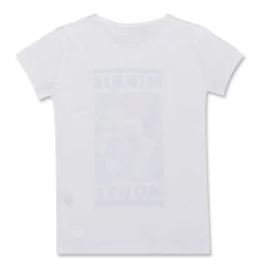 Pigiama corto bianco e rosa da bambina con stampa Minnie Bambino Pigiami Bambino