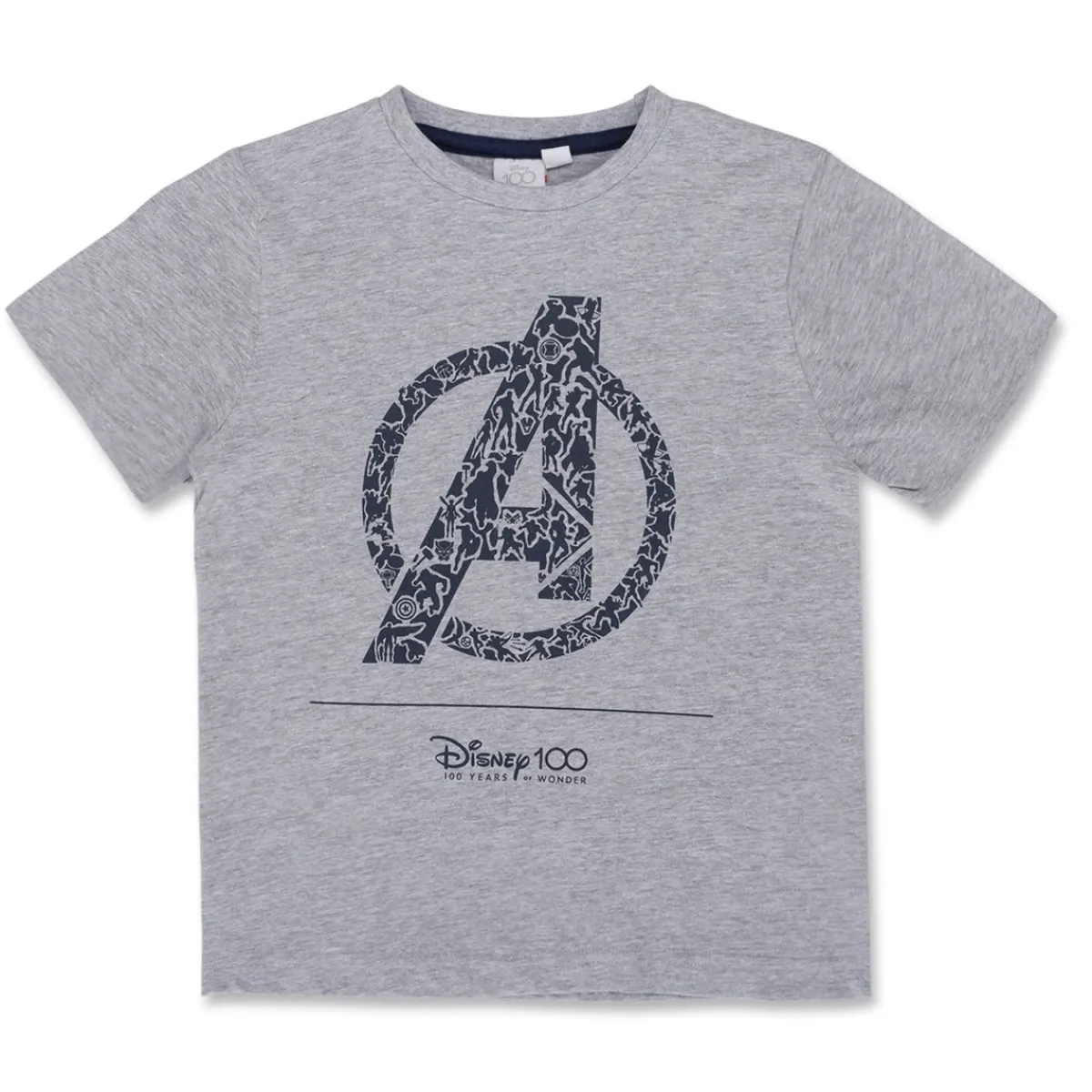 Outlet Pigiama corto grigio e nero da bambino Avengers Bambino Pigiami Bambino
