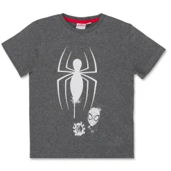 Outlet Pigiama corto grigio e rosso da bambino con stampa Marvel Bambino Pigiami Bambino