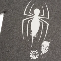 Outlet Pigiama corto grigio e rosso da bambino con stampa Marvel Bambino Pigiami Bambino