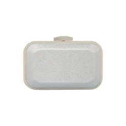 Best Pochette da donna argento glitter con logo Donna Clutch & Pochette|Scarpe Eleganti