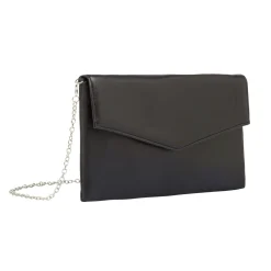 Hot Pochette Nera a busta da Donna con catena removibile Donna Clutch & Pochette|Borse Cerimonia