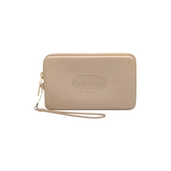 Online Pochette oro champagne metalizzato in gomma da donna Minibag Plus Donna Clutch & Pochette