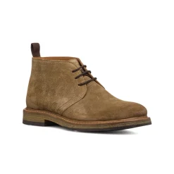 New Polacchine in pelle effetto scamosciato taupe da Uomo Uomo Polacchine Uomo|Stivaletti Uomo