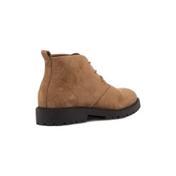 Polacchine taupe da Uomo effetto scamosciato Uomo Polacchine Uomo|Stivaletti Uomo