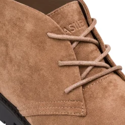 Polacchine taupe da Uomo effetto scamosciato Uomo Polacchine Uomo|Stivaletti Uomo