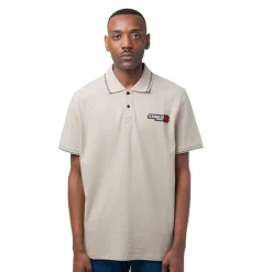 Online Polo beige da Uomo in cotone con logo Scrambler Uomo Abbigliamento Ducati|Polo Uomo