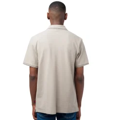 Online Polo beige da Uomo in cotone con logo Scrambler Uomo Abbigliamento Ducati|Polo Uomo