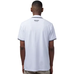 Best Polo da uomo bianca in cotone con logo in gomma Corse Uomo Abbigliamento Ducati|Polo Uomo