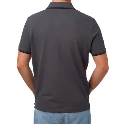 New Polo da uomo grigia con logo Uomo Polo Uomo|Abbigliamento Moda Uomo