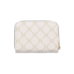 New Portafoglio Bianco da Donna con doppio scomparto e stampa all over Donna Portafogli Donna|Borse Cerimonia