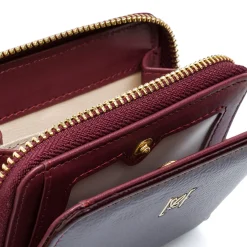 Discount Portafoglio bordeaux con zip da Donna Donna Portafogli Donna