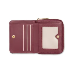 Discount Portafoglio bordeaux con zip da Donna Donna Portafogli Donna
