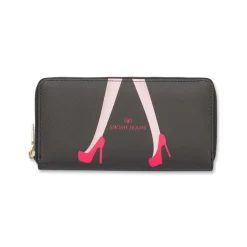 Best Portafoglio da donna nero con gambe Donna Portafogli Donna