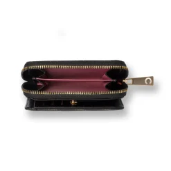 Clearance Portafoglio da donna nero con stampa monogramma Donna Portafogli Donna