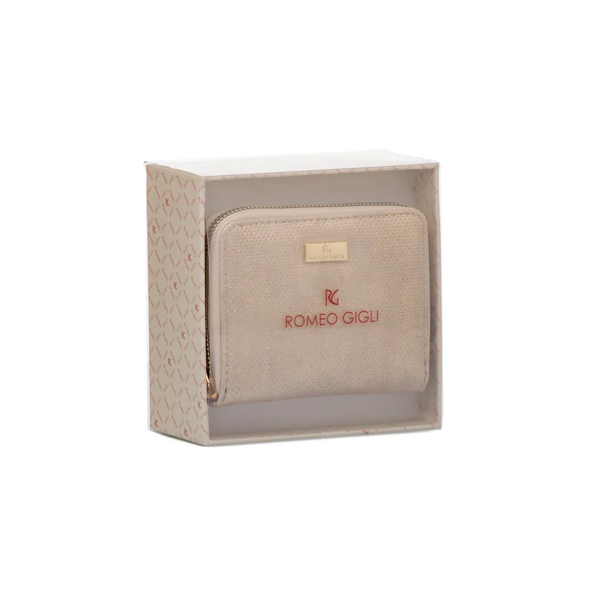 Hot Portafoglio da donna oro con glitter e logo Donna Portafogli Donna