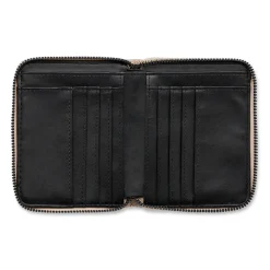 Hot Portafoglio da donna oro con glitter e logo Donna Portafogli Donna