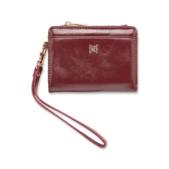 Best Portafoglio da donna rosso bordeaux con logo Donna Portafogli Donna