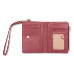 Best Portafoglio da donna rosso bordeaux con logo Donna Portafogli Donna