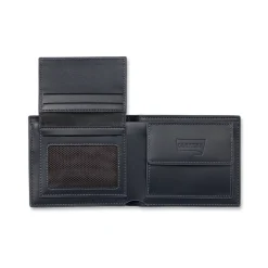 Best Portafoglio da uomo Blu con doppio scomparto e logo Uomo Portafogli Uomo|Accessori Cerimonia Uomo