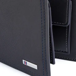 Best Portafoglio da uomo Blu con doppio scomparto e logo Uomo Portafogli Uomo|Accessori Cerimonia Uomo