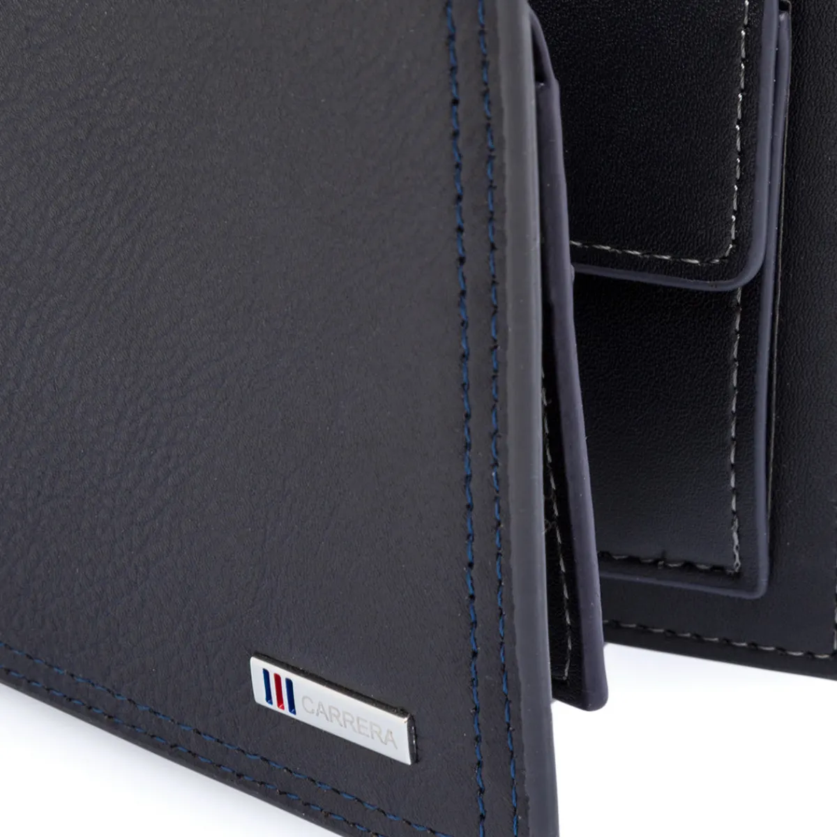 Best Portafoglio da uomo Blu con doppio scomparto e logo Uomo Portafogli Uomo|Accessori Cerimonia Uomo