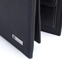 Portafoglio da uomo blu con portamonete Uomo Portafogli Uomo