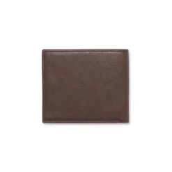 New Portafoglio da uomo marrone con logo metallico Uomo Portafogli Uomo|Look Marrone Uomo 👞