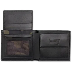 Hot Portafoglio da uomo nero con tasche varie Uomo Portafogli Uomo