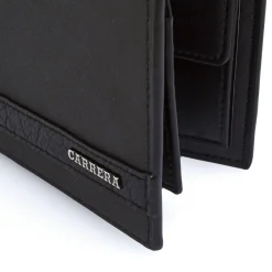 Hot Portafoglio da uomo nero con tasche varie Uomo Portafogli Uomo