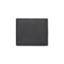 Sale Portafoglio da uomo nero con porta monete e logo Uomo Portafogli Uomo