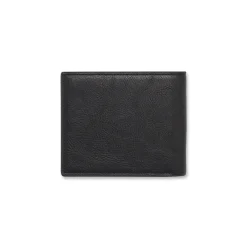 Clearance Portafoglio da uomo nero con portamonete e scomparti Uomo Portafogli Uomo